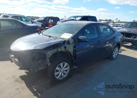 2016 Toyota Corolla Le from USA, damaged, VIN 2T1BURHEXGC669071